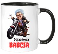 KUBEK Z NADRUKIEM ŚMIESZNY PREZENT DZIEŃ BABCI URODZINY IMIENINY BABCIA
