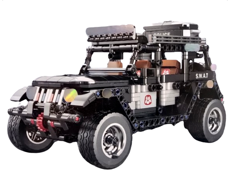 Klocki Elefun Special Unit Car - Jednostka SWAT zdjęcie 6