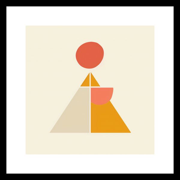 Plakat 30x30cm Piramida Równowagi zdjęcie 3