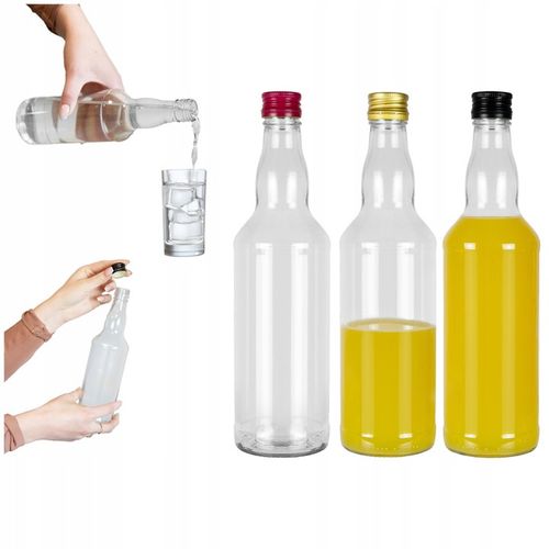 50x Butelki szklane MONOPOL 0.5l na wódkę butelka szklana monopolowa 500 ml na Arena.pl