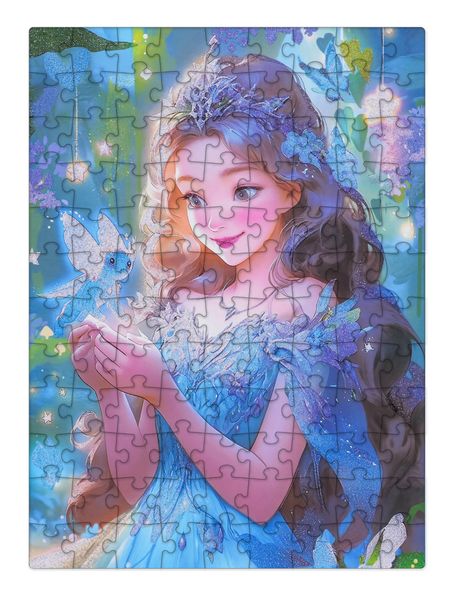 Zestaw Puzzli 100El. Wróżka Niebieska zdjęcie 1