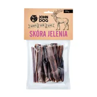 JOHN DOG Skóra jelenia 500g - suszony gryzak małe kawałki