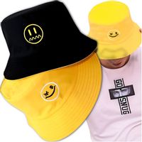 KAPELUSZ RYBACKI BUCKET HAT czapka dwustronna Damska Męska Czarny lato