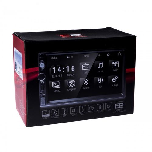Radio samochodowe EINPARTS GPS/USB/SD/Bluetooth/MirrorLink / EPCR02 na Arena.pl