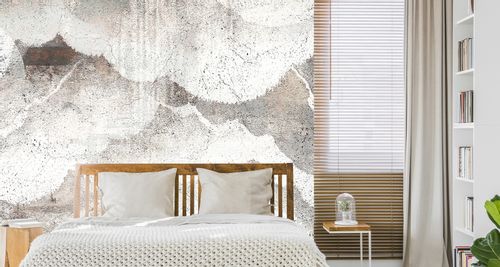 Fototapeta ABSTRAKCJA Imitacja Betonu Nowoczesny Wzór 400cm x 280cm na Arena.pl