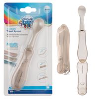 CANPOL Składana łyżeczka turystyczna dla dzieci SZARA