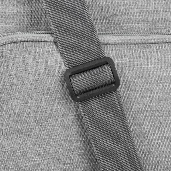 SOLIDNA TORBA TERMICZNA NA LUNCH PIKNIK 2 KOMORY + KIESZENIE PASEK SZARA zdjęcie 16