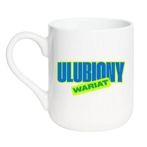 KUBEK "ULUBIONY WARIAT" Wzór - Elegant Coffee 330 ml na Arena.pl