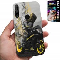 ETUI DO HUAWEI P30 LITE - MOTOR MOTOCYKLE FAN WIELE WZORÓW PLECKÓW