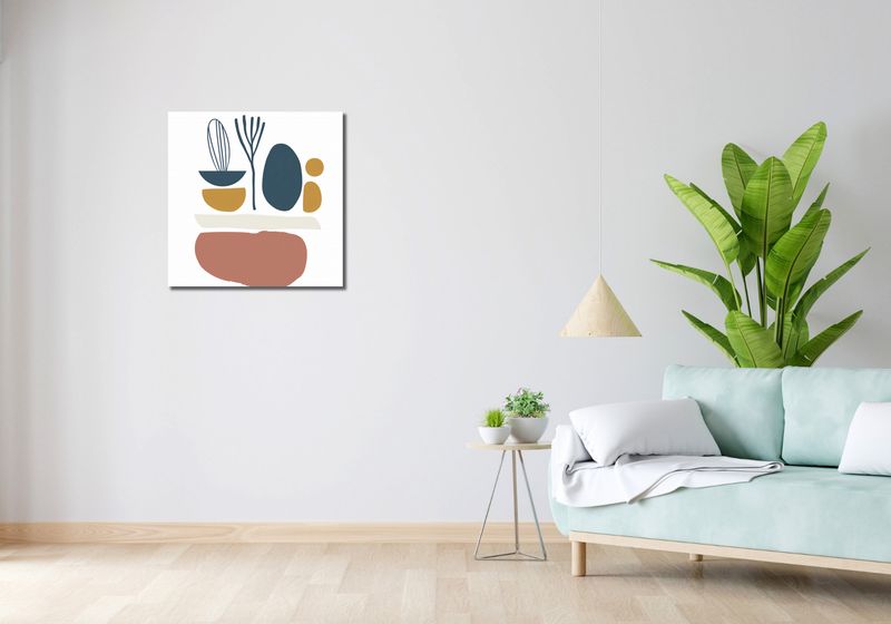 Obraz 60x60cm Stylowa Roślinność zdjęcie 2