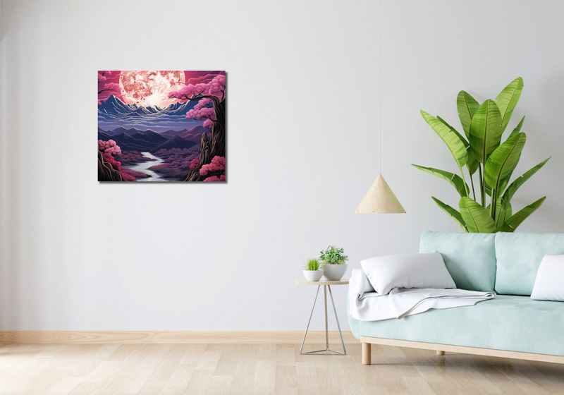 Obraz 70x60cm Różowa Kraina Marzeń zdjęcie 2