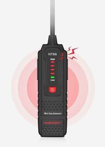 Mini Detektor Wykrywacz Wycieku Gazów Palnych - Alarm Dźwiękowy i Wizualny na Arena.pl