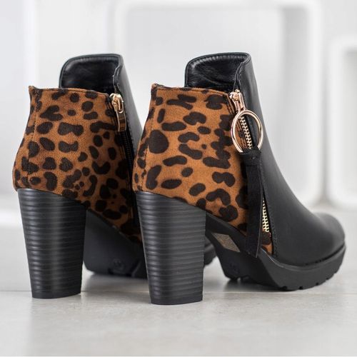 Ciepłe Botki Leopard Print r.38 na Arena.pl