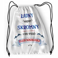 Plecak Dziennikarza Sportowy Szkolny Worek Torba Z Nadrukiem Ze Zdjęciem