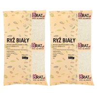 Ryż biały 1kg (2x500g) Wysoka JAKOŚĆ Produkt NATURALNY