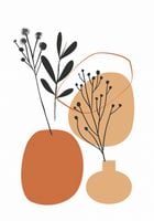 Plakat 70x100cm Botaniczny Pastel