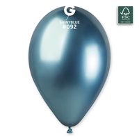 Balony shiny niebieskie #092, 33 cm 50 szt.