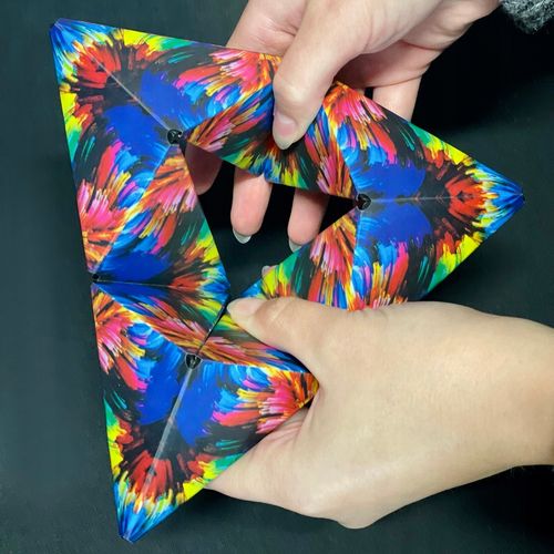 KOSTKA MAGNETYCZNA 3D FIDGET MAGIC CUBE ANTYSTRESOWA ZABAWKA 72 KSZTAŁTY na Arena.pl