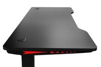 Biurko gamingowe, stół dla gracza, wygodne nowoczesne biurko V6