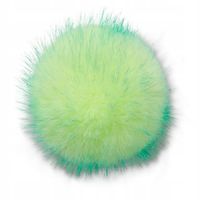 Crocs Przypinka Ozdoba Pin Charms Jibbitz Do Butów Green Long Hair Puff