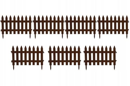 Płotek Palisada Ogrodowa 3,2m IPŁSU Brązowa na Arena.pl