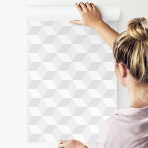 Tapeta Do Salonu Nowoczesny GEOMETRYCZNY Wzór 3D na Arena.pl