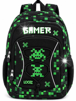 Plecak szkolny LOOZZ Premium 3-komorowy GAMER Dla Gracza