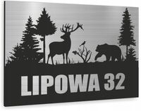 Tablica ALUMINIOWA adresowa Tabliczka Numer Domu