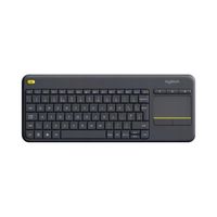 Klawiatura bezprzewodowa Logitech K400 Plus z wbudowanym touchpadem czarna