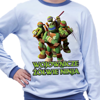 Piżama dziecięca Żółwie Ninja - Turtles