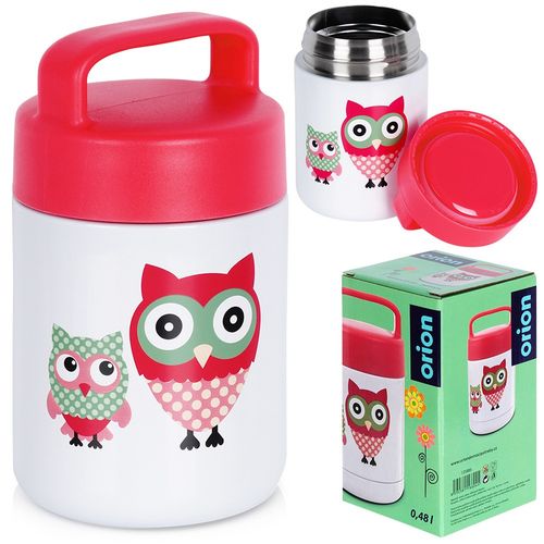 Termos obiadowy stalowy SOWA 450 ml na Arena.pl