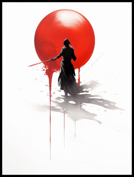 Plakat 60x80cm Samotny Samuraj zdjęcie 2