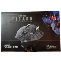 model kolekcjonerski statku eaglemoss star trek picard narek's snakehead