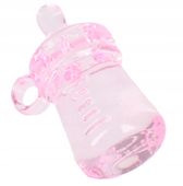 BUTELKA AKRYLOWA PRZEŹROCZYSTA NIEBIESKA 3,5CM