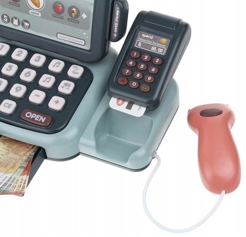 Kasa Fiskalna Interaktywna Sklepowa Edukacyjna Kalkulator Skaner Waga Karta na Arena.pl