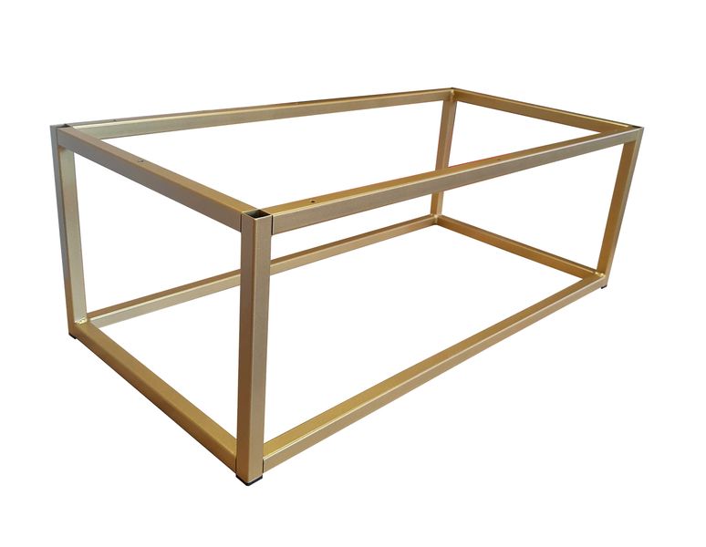 Ławka CHESTERFIELD LOFT podstawa złota pufa podnóżek MG39 zdjęcie 2