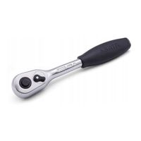 PROFESJONALNA GRZECHOTKA 1/4" SZYBKOMOCUJĄCA SATA 150MM 72 ZĘBY