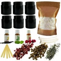 Zestaw do robienia swiec DIY wosk sojowy