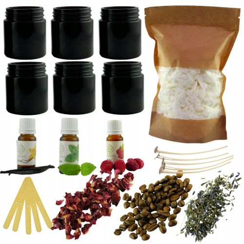 Zestaw do robienia swiec DIY wosk sojowy na Arena.pl