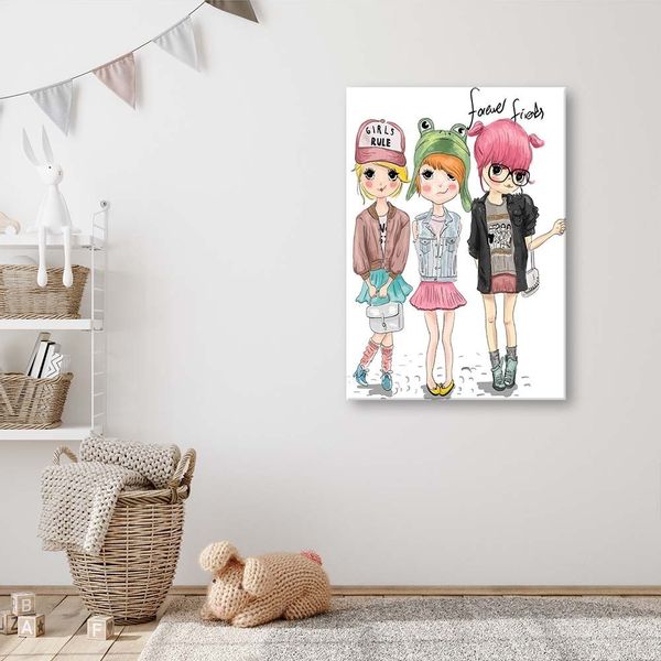 Emaga Obraz na płótnie, Przyjaciółki - 40x60 zdjęcie 2