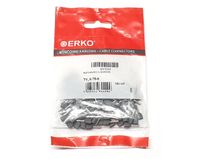 KOŃCÓWKA KABLOWA RURKOWA ERKO TV_0,75-8 KONEKTOR RURKOWY PŁASKI 100SZT