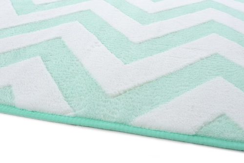 DYWAN 3D PLUSZ 200X230 ZIG ZAG MINT na Arena.pl