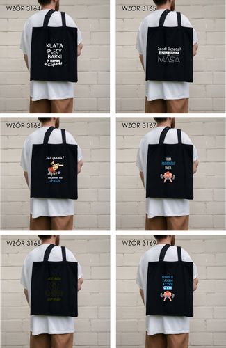 Eko Torba z nadrukiem napis DOBRY DZIK na Arena.pl