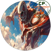 Opłatek na tort Atak Tytanów - Attack of Titans