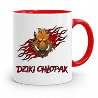 Kubek Czerwony Prezent Dla Chłopaka Dziki Chłopak Z Nadrukiem Ze Zdjęciem