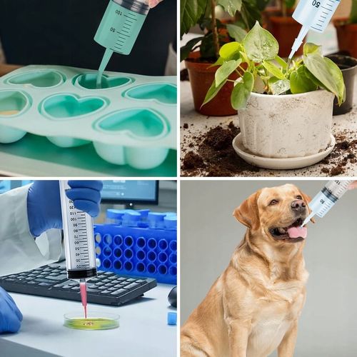 STRZYKAWKA 500ML, STRZYKAWKA Z WĘŻEM, DO LABORATORIÓW NAUKOWYCH, BEZ IGŁY na Arena.pl