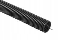 Rura instalacyjna giętka karbowana, peszel PVC, UV, 320N z pilotem 16/12