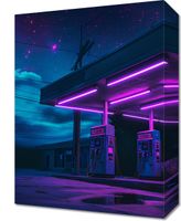 Obraz 30x40cm Moc Neonowej Nocy