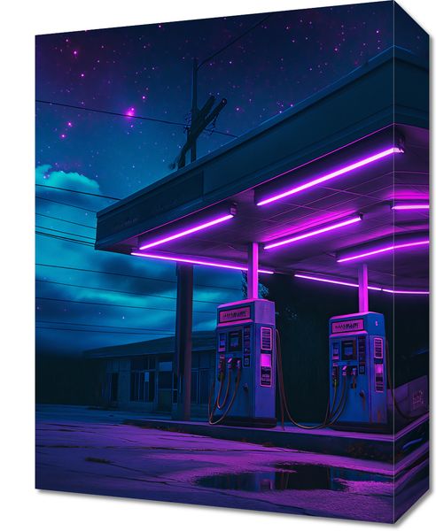 Obraz 30x40cm Moc Neonowej Nocy zdjęcie 1