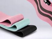ZESTAW 3 GUMY DO ĆWICZEŃ GUMY OPOROWE MATERIAŁOWE HIP BAND FITNESS ALPHA